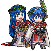 Sprite of Marth and Elice as the Royal Altean Duo fromHeroes.