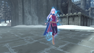 Micaiah's battle model as an Emblem in Engage.