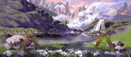 The landscape of Embla.