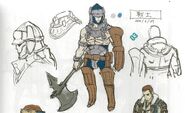 Concept artwork of the Fighter class from Awakening.