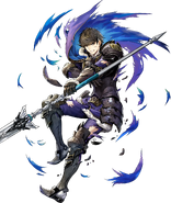 Artwork of Berkut from Fire Emblem Heroes.