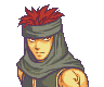 Jaffar's portrait in Fire Emblem: The Blazing Blade.