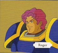 Artwork de Roger de Shadow Dragon & the Blade of Light.