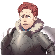 Shocked portrait of Matthias from Fire Emblem Warriors: Three Hopes.