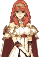 Unused portrait of Celica while possesed by Duma from Echoes: Shadows of Valentia.