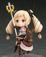 Elise Nendoroid with her horse and staff.