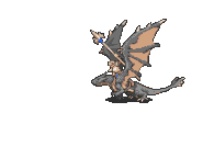 Animation of a Wyvern Lord attacking with a Lance from the GBA titles.