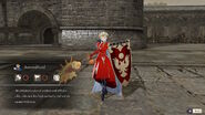 Edelgard wielding Aymr as an Armored Lord.