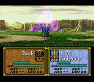 Lana casting Silence on an enemy Dark Mage in Genealogy of the Holy War.