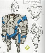 Allied Male Knight concept art in Awakening