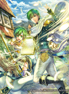 Artwork of Ced in Fire Emblem 0 (Cipher) by Tomohide Takaya.