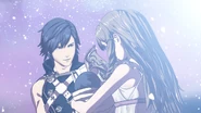 Sumia, Chrom, and a baby Lucina in the intro.
