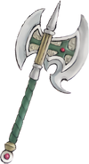 Concept artwork of the Silver Axe from Path of Radiance.