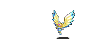 Attack animation of Fae, a Divine Dragon from The Binding Blade.