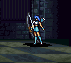 Selphina as a dismounted Bow Knight.