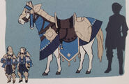 Concept art of a Strategist's mount from Fates.