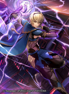 Artwork of Leo in Fire Emblem 0 (Cipher) by Aoji.