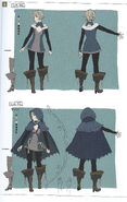 Concept art of a female Outlaw from Fates.