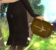 Miriel wielding the tome of Thoron in Awakening.