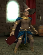 Laurent's battle model as a Dark Mage in Awakening.