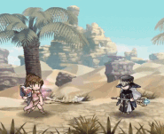Linde attacking with Aura in Fire Emblem Heroes.