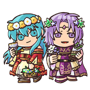 Lyon and Eirika from the Fire Emblem Heroes guide.