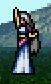 Julia's battle sprite as a Light Priestess in Genealogy of the Holy War.