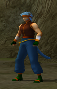 Battle model of Ranulf as an untransformed Cat in Path of Radiance.