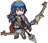 Lucina's sprite as the Glorious Archer in Heroes.