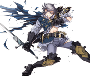 Laslow como aparece en Fire Emblem Heroes.