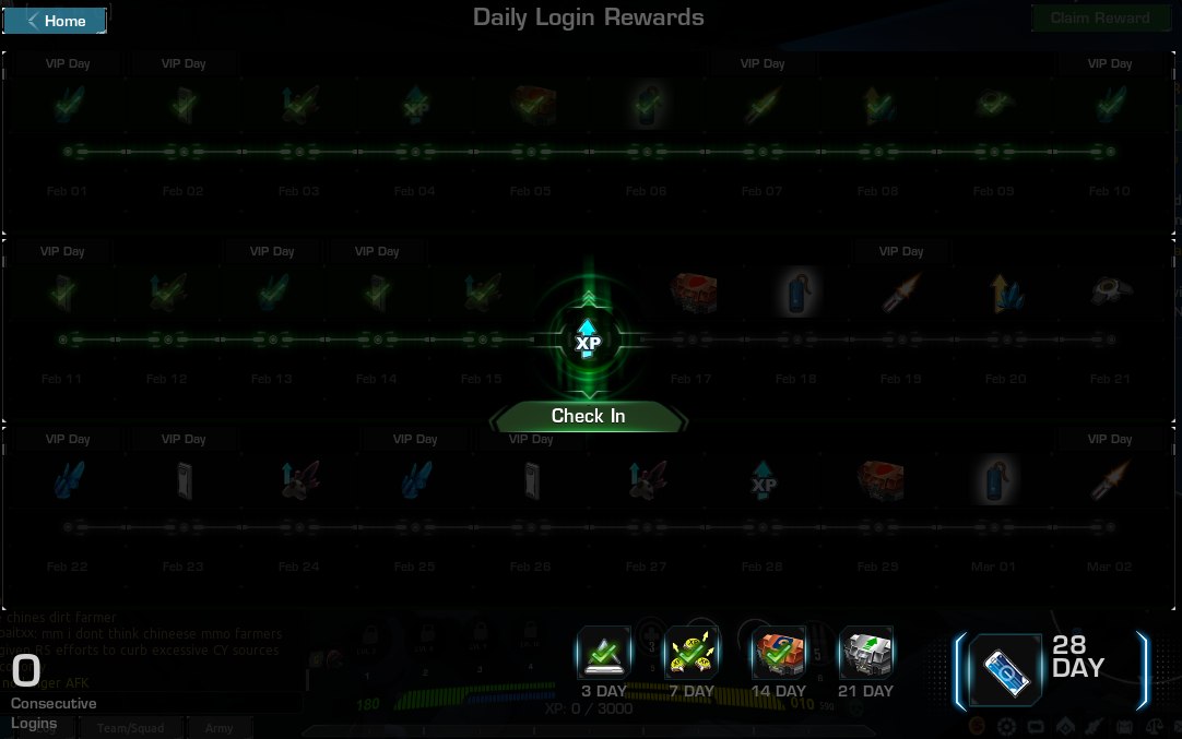 These daily log-in rewards are tweaking - Player Features & Ideas - EVE  Online Forums