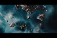 The fleet coming out of the ion cloud