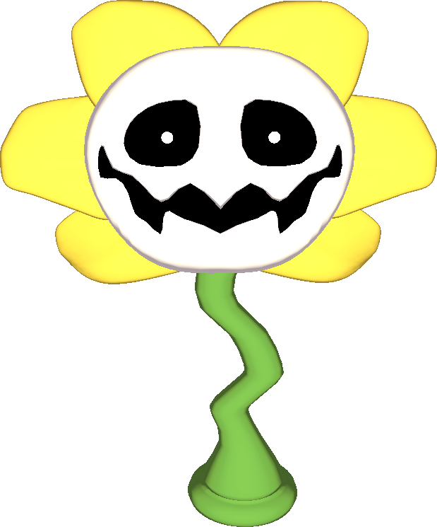 Undertale Flowey Sprite, Flowey, video Game, boss, tutorial png