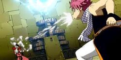 Natsu spitting on Totomaru