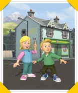 Sarah and James in full CGI