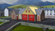 Series 6 to 9 Fire station with doors close