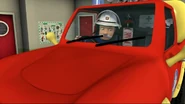 Station Officer Steele driving Venus