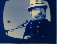 Station Officer Steele on Bella's TV seconds before it explodes
