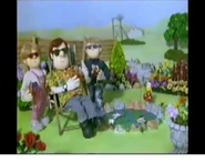 Sarah and James with their Uncle Sam in Deep Trouble for Sam