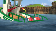 Charlie's boat sinking