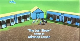 The Last Straw title card