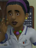 Helen asking Elvis if she can help out in anyway?