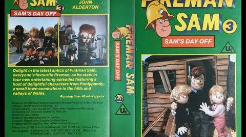 Fireman Sam 3 - Sam's Day Off VHS (1988)