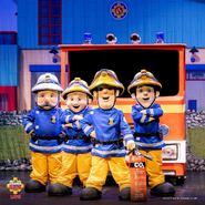 Fireman Sam Live Saves the Circus - Sam and the team at the fire station version 2