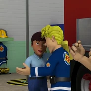 Jerry Lee and Ellie dancing at the station