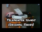 Series 1-4 Teleprinter sound