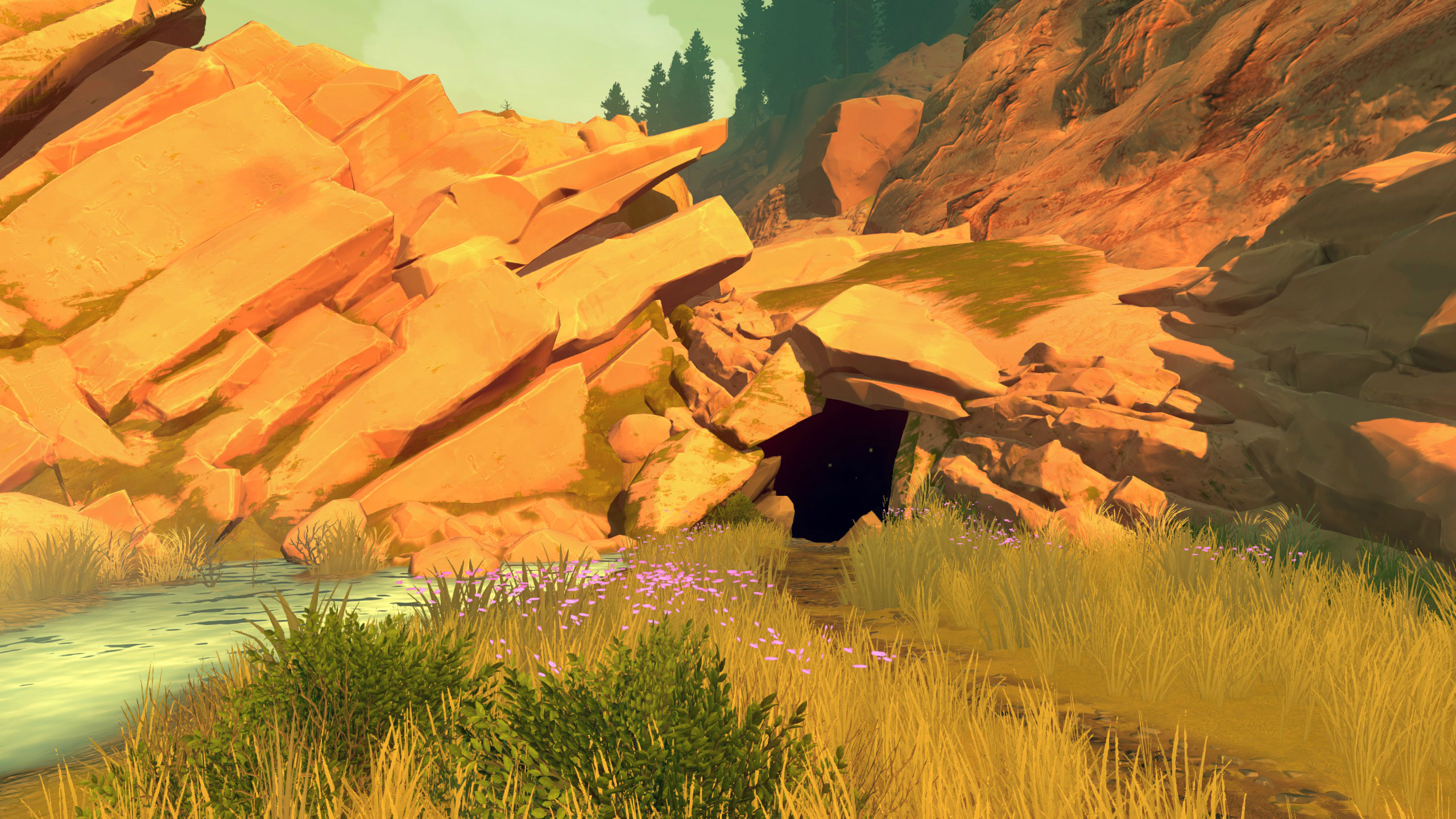 firewatch game walkthrough explore deeper into the cave