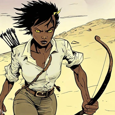 Ferro Maljinn walking in desert