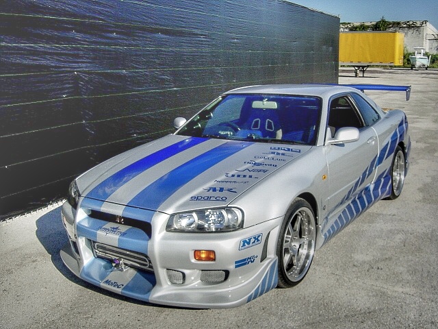 1999 Nissan Skyline GT-R R34 from 2 Fast 2 Furious by StormeRGOD