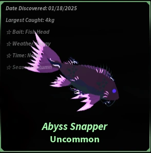 Abyss Snapper | Fisch Wiki | Fandom